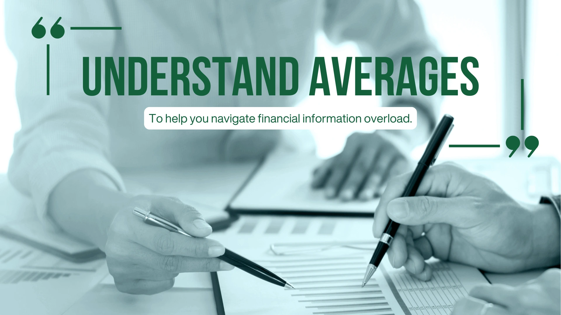 Understanding Financial Averages