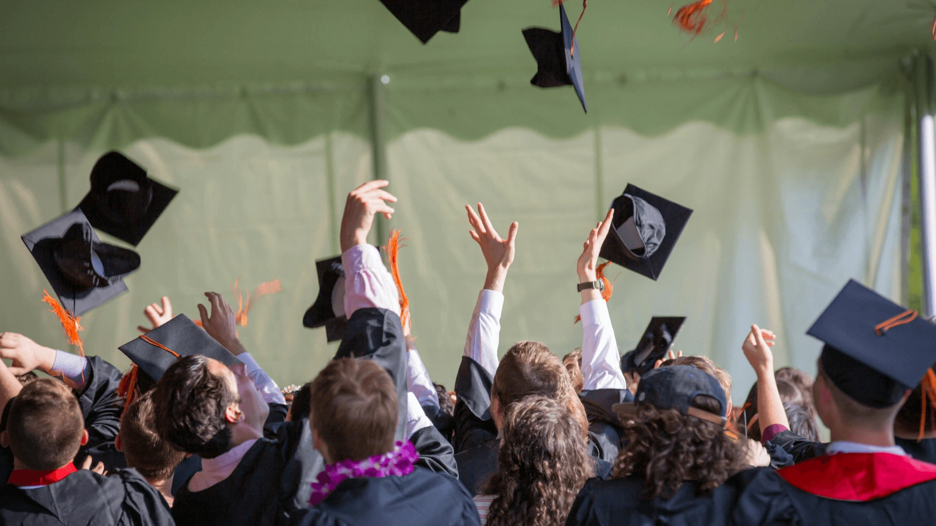 Students graduating