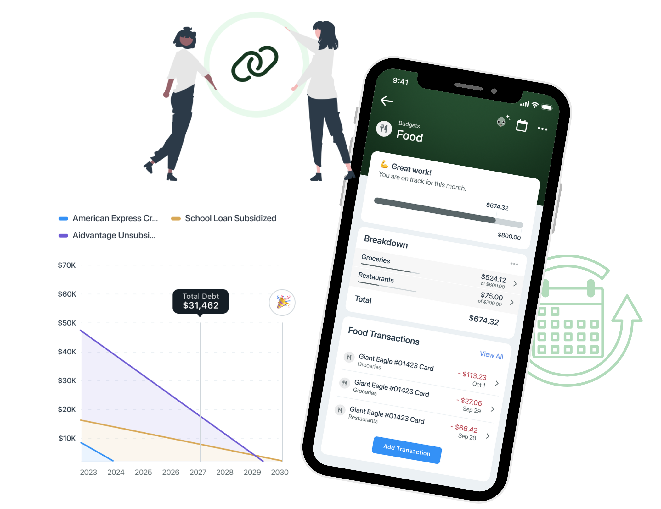 Smarter Budgeting, Investment Tracking, & Account Linking